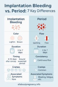 Implantation Bleeding vs Period: 7 Key Differences to Know
